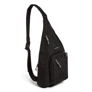 Black Vera Bradley backpack purse--Like New